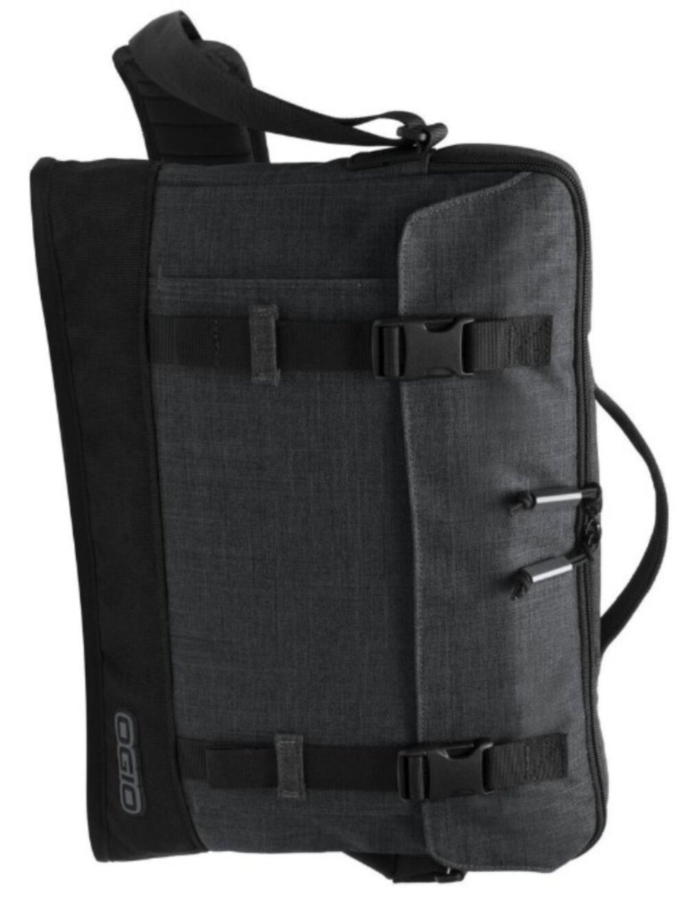 OGIO Apex 15 Heather Grey Slim Case Messenger Laptop Bag NWOT Gorpcore